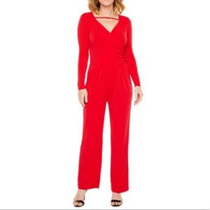 Bold Elements red pant suit jumper size Large